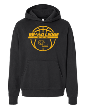 Custom Apparel - Screen Printing - GL Basketball / Seniors - Avenue Black Hoodie - GL Basketball / Seniors - 17137