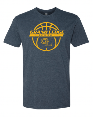 Custom Apparel - Screen Printing - GL Basketball / Seniors - Midnight Navy Tee - GL Basketball / Seniors - 17137