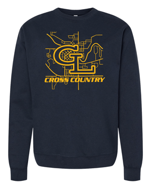 Custom Printed Apparel | GL Cross Country 2025 - Adult Unisex Crewneck Sweatshirt - GL Cross Country 2025 - 18282