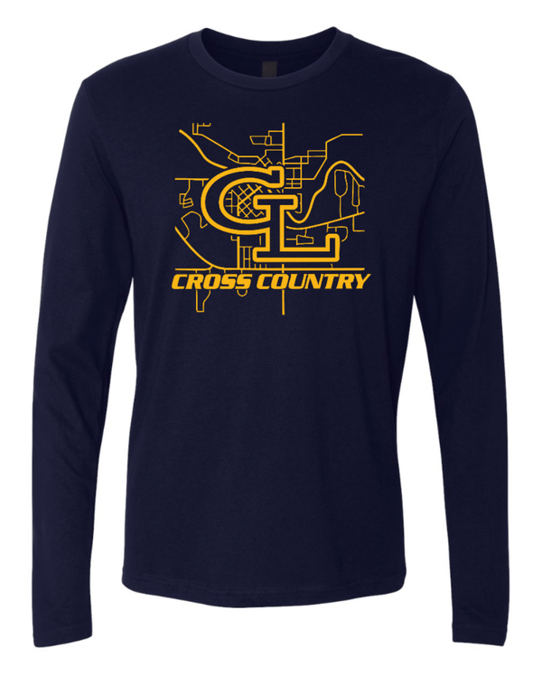 Custom Printed Apparel | GL Cross Country 2025 - Adult Unisex Long Sleeve T-Shirt - GL Cross Country 2025 - 18282