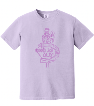 Custom Apparel - Screen Printing - Good As Old Winter 2024 - Heavyweight Ring Spun Tee (Orchid / Pepper) - Good As Old Winter 2024 - 17066