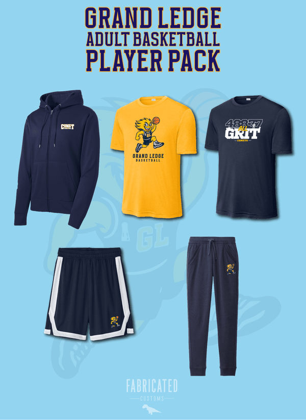 Custom Printed Apparel | Grand Ledge Basketball - Adult Player Pack - Grand Ledge Basketball - 18653