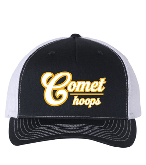 Custom Apparel - Screen Printing - Grand Ledge Basketball - Embroidered Five Panel Trucker Cap - Grand Ledge BBall OD