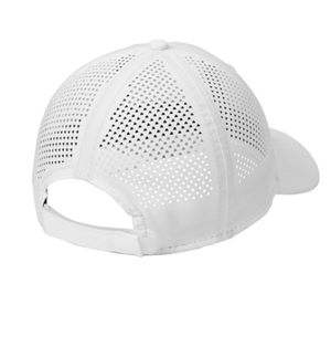Custom Apparel - Screen Printing - Grand Ledge Basketball - Embroidered Performance Cap (White) - Grand Ledge BBall OD