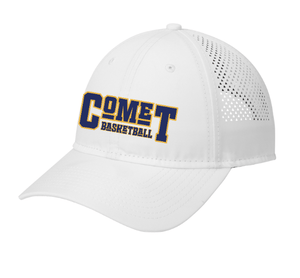 Custom Apparel - Screen Printing - Grand Ledge Basketball - Embroidered Performance Cap (White) - Grand Ledge BBall OD