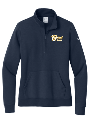 Custom Apparel - Screen Printing - Grand Ledge Basketball - Nike Women's Fleece Half Zip - Grand Ledge BBall OD