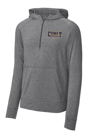 Custom Apparel - Screen Printing - Grand Ledge Basketball - Unisex Sport Wick Stretch Half Zip Hoodie - Grand Ledge BBall OD