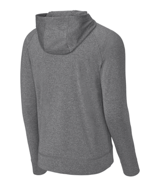 Custom Apparel - Screen Printing - Grand Ledge Basketball - Unisex Sport Wick Stretch Half Zip Hoodie - Grand Ledge BBall OD