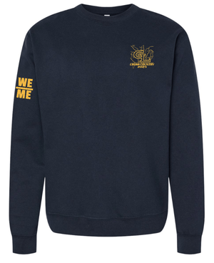 Custom Printed Apparel | Grand Ledge Cross Country Finals - Adult Navy Crewneck - GL Cross Country Finals - 18634