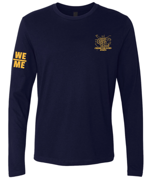 Custom Printed Apparel | Grand Ledge Cross Country Finals - Adult Navy Long Sleeve Tee - GL Cross Country Finals - 18634