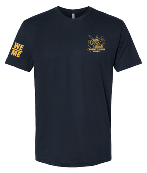 Custom Printed Apparel | Grand Ledge Cross Country Finals - Adult Navy T-Shirt - GL Cross Country Finals - 18634