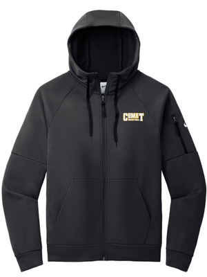 Custom Printed Apparel | Grand Ledge Player Packs | Adult Unisex Nike Black Fleece Full - Zip Hoodie - GL PP - 18769