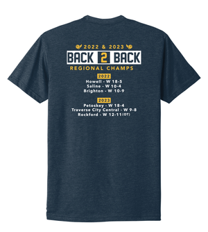 Custom Apparel - Screen Printing - Grand Ledge Regional Champs Unisex T-shirt - Grand Ledge Lacrosse - 14263