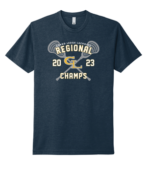Custom Apparel - Screen Printing - Grand Ledge Regional Champs Unisex T-shirt - Grand Ledge Lacrosse - 14263