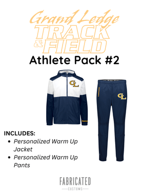 Custom Apparel - Screen Printing - Grand Ledge Track & Field - Athlete Pack 2 *NAME REQUIRED ON JACKET & PANTS* - Grand Ledge Track & Field - 17277