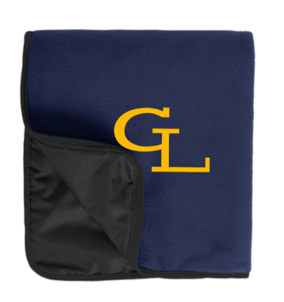 Custom Apparel - Screen Printing - Grand Ledge Track & Field - Fleece Travel Blanket - Grand Ledge Track & Field - 17277