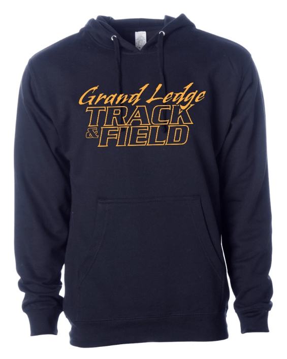 Custom Apparel - Screen Printing - Grand Ledge Track & Field - Midweight Hooded Sweatshirt *Customization Optional* - Grand Ledge Track & Field - 17277