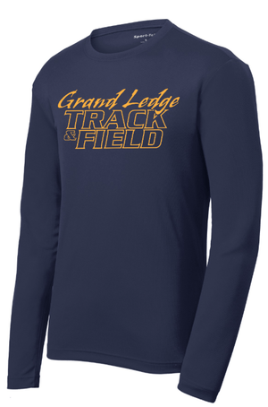 Custom Apparel - Screen Printing - Grand Ledge Track & Field - Unisex Performance Long Sleeve T-Shirt *Customization Optional* - Grand Ledge Track & Field - 17277