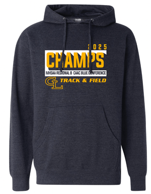 Custom Apparel - Screen Printing - Grand Ledge Track State Qualifiers & Champs - Men's 2025 Champs Midweight Hoodie - GL Track State Qualifiers - 17802