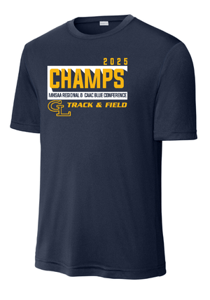 Custom Apparel - Screen Printing - Grand Ledge Track State Qualifiers & Champs - Men's 2025 Champs Performance T-Shirt - GL Track State Qualifiers - 17802
