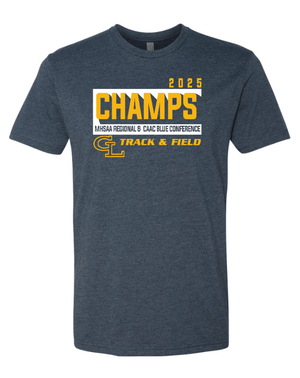 Custom Apparel - Screen Printing - Grand Ledge Track State Qualifiers & Champs - Men's 2025 Champs T-Shirt - GL Track State Qualifiers - 17802