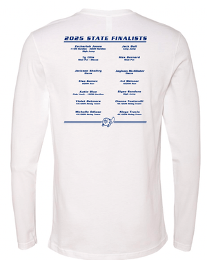 Custom Apparel - Screen Printing - Grand Ledge Track State Qualifiers & Champs - Unisex Long Sleeve Cotton T-Shirt - GL Track State Qualifiers - 17802