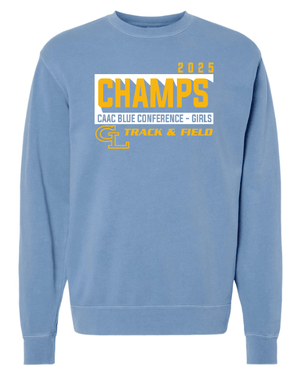Custom Apparel - Screen Printing - Grand Ledge Track State Qualifiers & Champs - Women's 2025 Champs Midweight Crewneck Sweatshirt - GL Track State Qualifiers - 17802