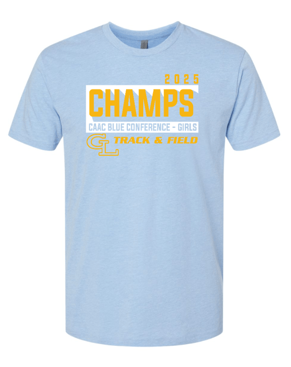 Custom Apparel - Screen Printing - Grand Ledge Track State Qualifiers & Champs - Women's 2025 Champs T-Shirt - GL Track State Qualifiers - 17802