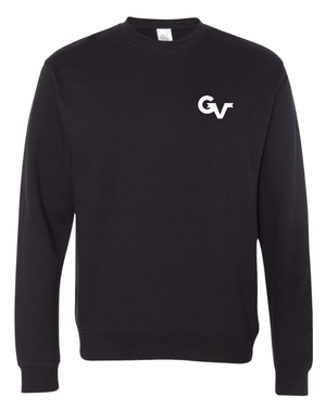 Custom Apparel - Screen Printing - Grand Valley Livestock - Midweight Crewneck Sweatshirt (Black / Dark Green) - Grand Valley Livestock - 17568