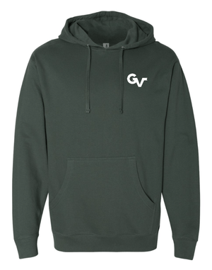 Custom Apparel - Screen Printing - Grand Valley Livestock - Midweight Hoodie (Black / Alpine Green) - Grand Valley Livestock - 17568