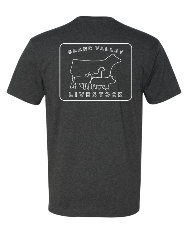 Custom Apparel - Screen Printing - Grand Valley Livestock - Unisex T-Shirt (Multiple Color Options) - Grand Valley Livestock - 17568