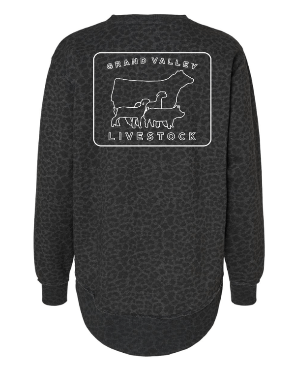 Custom Apparel - Screen Printing - Grand Valley Livestock - Women's Weekend Fleece Crewneck - Grand Valley Livestock - 16251