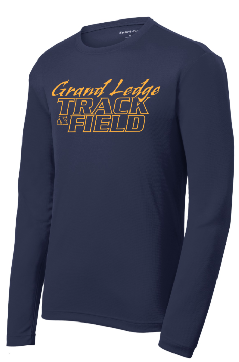 Grand Ledge Track & Field - Unisex Performance Long Sleeve T-Shirt  *Customization Optional*