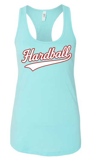 Custom Printed Apparel | Hardball Fall 2025 - Women's Racerback Tank (MULTIPLE COLOR OPTIONS) - Hardball Fall 2025 - 18541