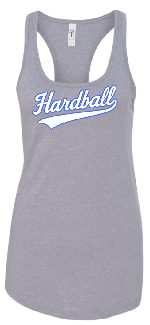 Custom Printed Apparel | Hardball Fall 2025 - Women's Racerback Tank (MULTIPLE COLOR OPTIONS) - Hardball Fall 2025 - 18541