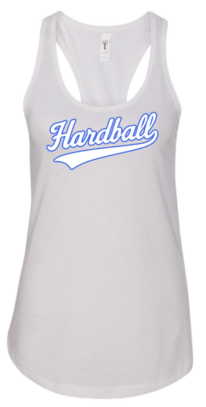 Custom Printed Apparel | Hardball Fall 2025 - Women's Racerback Tank (MULTIPLE COLOR OPTIONS) - Hardball Fall 2025 - 18541