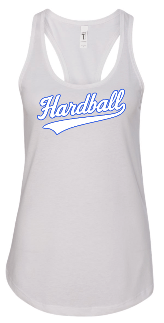 Custom Printed Apparel | Hardball Fall 2025 - Women's Racerback Tank (MULTIPLE COLOR OPTIONS) - Hardball Fall 2025 - 18541