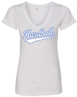 Custom Printed Apparel | Hardball Fall 2025 - Women's V - Neck T-Shirt (MULTIPLE COLOR OPTIONS) - Hardball Fall 2025 - 18541