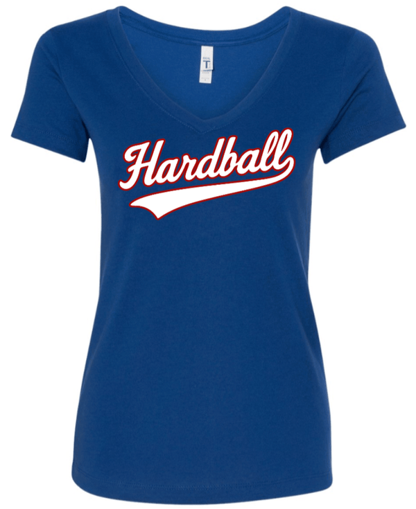 Custom Printed Apparel | Hardball Fall 2025 - Women's V - Neck T-Shirt (MULTIPLE COLOR OPTIONS) - Hardball Fall 2025 - 18541