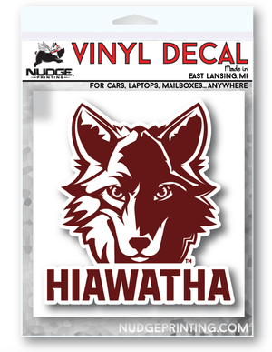Custom Printed Apparel | Hiawatha Back to School - Car Decal - Hiawatha Back to School 2025 - 18289