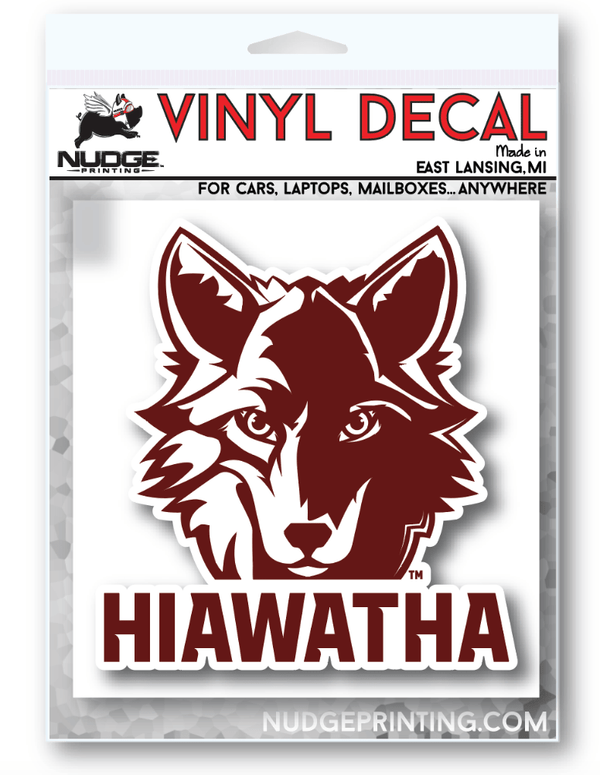 Custom Printed Apparel | Hiawatha Back to School - Car Decal - Hiawatha Back to School 2025 - 18289