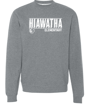 Custom Apparel - Screen Printing - Hiawatha Elementary - Crewneck Sweatshirt - Crew Neck Sweatshirt - Hiawatha Elementary - 14589