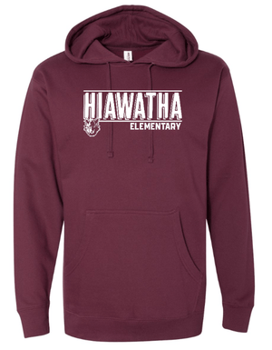 Custom Apparel - Screen Printing - Hiawatha Elementary - Hooded Sweatshirt - Hooded Sweatshirt - Hiawatha Elementary - 14589