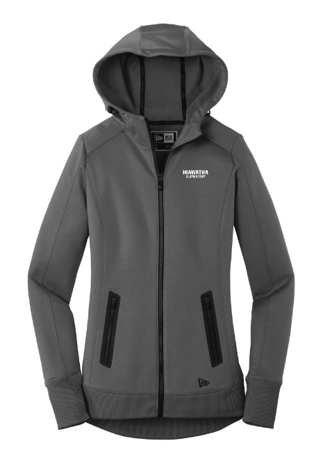 Custom Apparel - Screen Printing - Hiawatha Elementary - New Era Ladies Full - Zip Hoodie - Zip Hoodie - Hiawatha Elementary - 14589