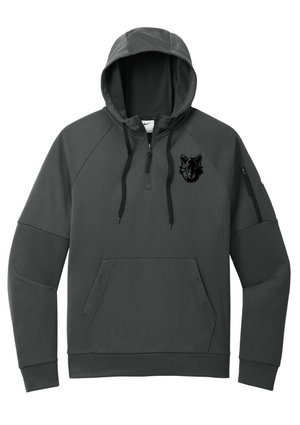 Custom Apparel - Screen Printing - Hiawatha PTO - Nike Therma - FIT Pocket 1/4 - Zip Fleece Hoodie - Hiawatha Elementary - 15326