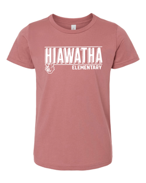 Custom Apparel - Screen Printing - Hiawatha PTO - Youth T-Shirt - Hiawatha Elementary - 15326
