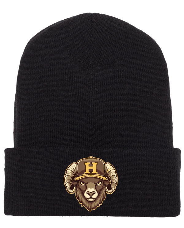 Custom Apparel - Screen Printing - Holt Baseball - Cuffed Knit Beanie - Holt Baseball - 17510