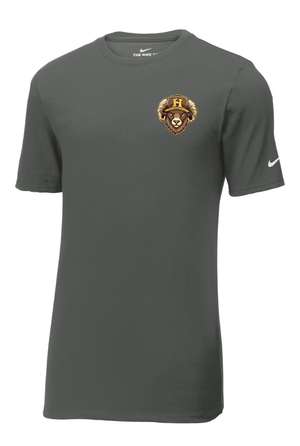 Custom Apparel - Screen Printing - Holt Baseball - Nike DriFIT Tee (Black / Grey) - Holt Baseball - 17510