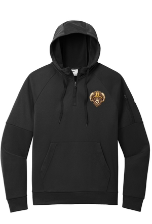 Custom Apparel - Screen Printing - Holt Baseball - Nike Packet Quarter Zip Fleece Hoodie - Holt Baseball - 17510