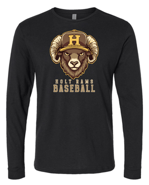 Custom Apparel - Screen Printing - Holt Baseball - Unisex Long Sleeve T-Shirt (Multiple Color Options) - Holt Baseball - 17510